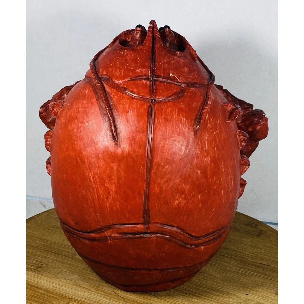 Lobster Figurine  Maine Resin Evergreen Home/Garden Decor Chunky 9.5” (SEE PIC)